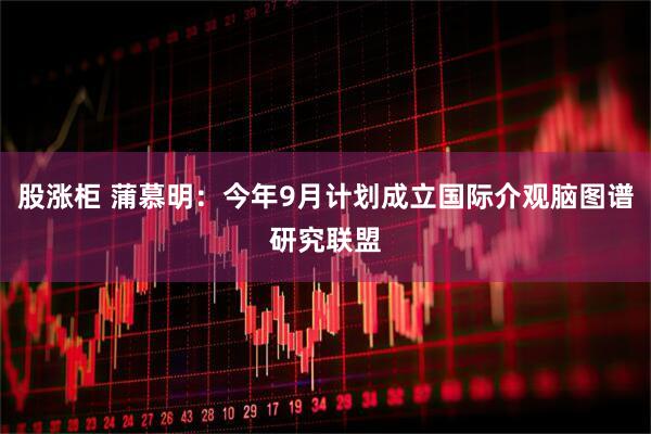 股涨柜 蒲慕明：今年9月计划成立国际介观脑图谱研究联盟